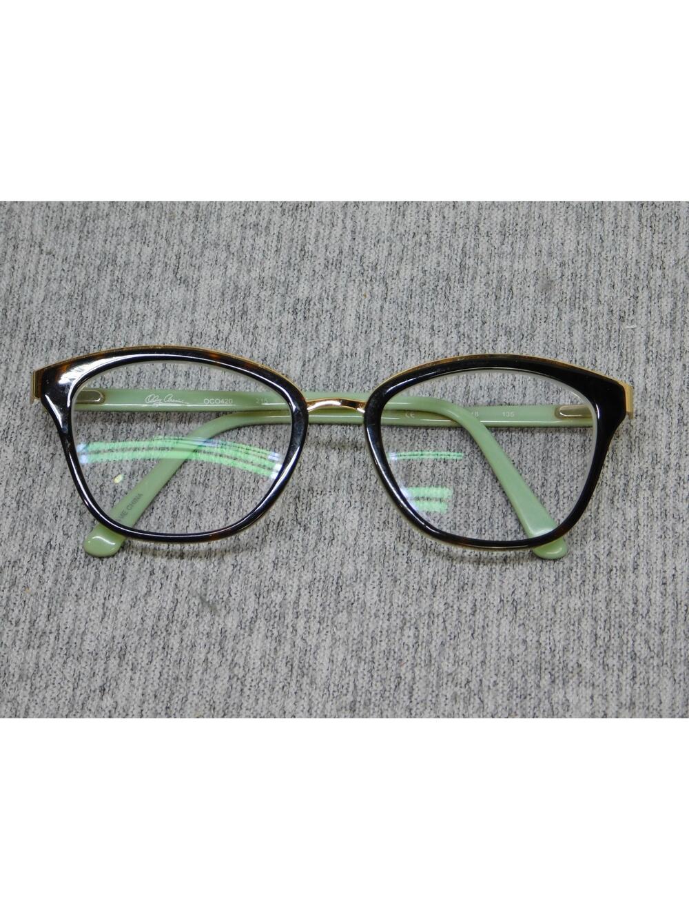 Oleg Cassini Eyeglass Frames Womens 50-18-135 Multicolor Tortoise OCO420 215